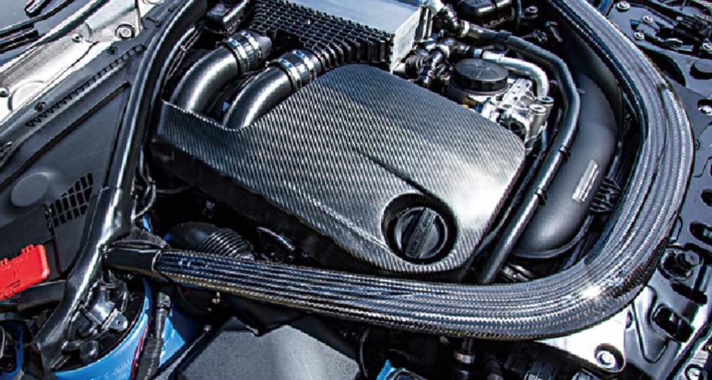 Carbon Fiber S55 Engine Cover for 2014+ BMW M3/M4 [F80/F82] ASPCEC