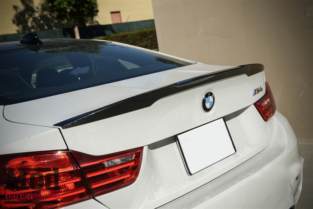 Carbon Fiber Trunk Spoiler For 2014+ Bmw M4 [f82] Performance Style 