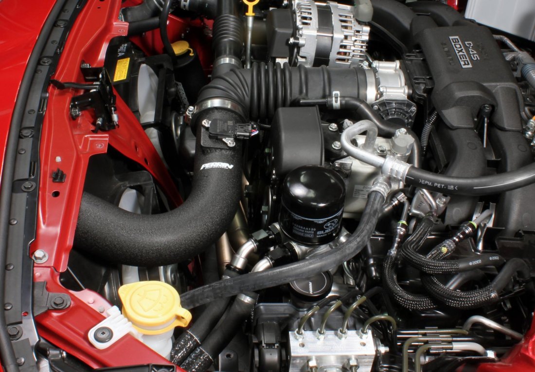 Perrin Performance FR-S/BRZ Cold Air Intake Installed Perrin Performance FR-S/BRZ Cold Air Intake Installed