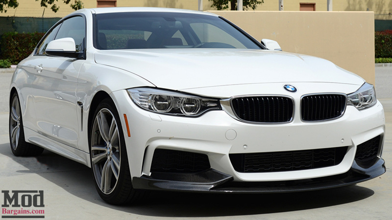 BMW F32 2014+ 4 Series w/M-Sport Carbon Fiber Performance Style Front Lip