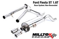 Milltek 70mm Cat-Back Exhaust For 2014+ Fiesta ST