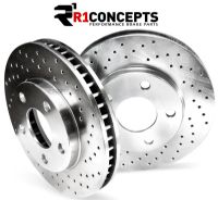 R1 Concepts E-Line Cross-Drilled Brake Rotors