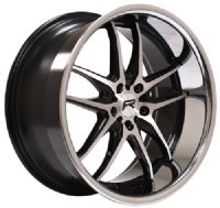 Rovos Calvinia Wheels - Gloss Black + Brushed w/ Chrome Lip for BMW 20