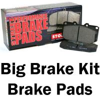 Stoptech Street Performance Brake Pads FRS/BRZ with Stoptech BBK 309.06090