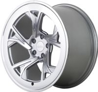 Radi8 R8C5 Wheels in Matte Silver for VW 18in/19in 5x112mm