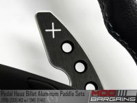 Pedal Haus Black & Silver Aluminum Paddles for 1999-2005 M3 with SMG [E46]