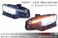 Morimoto OE+ LED Headlights - (2016+ Honda Civic)