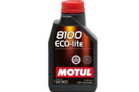 Motul 8100 Eco-Lite 0W-20 Oil 1 Liter Container 108534